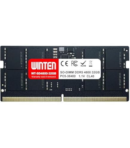 Amazon.co.jp: Micron SODIMM 16GB DDR5 4800 PC5 1Rx8